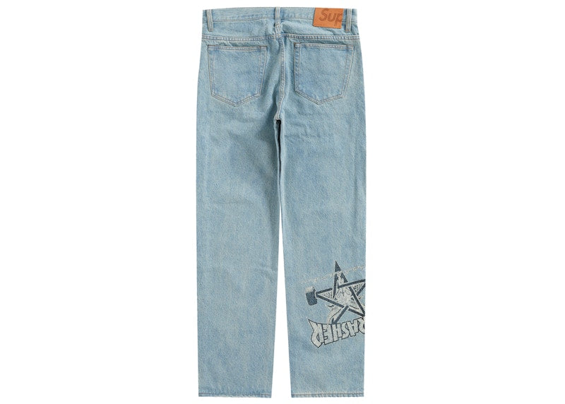 Supreme Thrasher Regular Jean Washed Blue