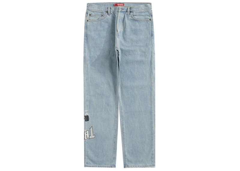 Supreme Thrasher Regular Jean Washed Blue