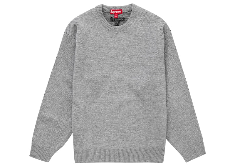Supreme Thrasher Sweater (FW24) Heather Grey