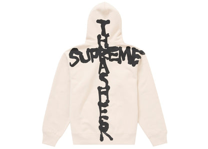 Supreme Thrasher Zip Up Hooded Sweatshirt Stone