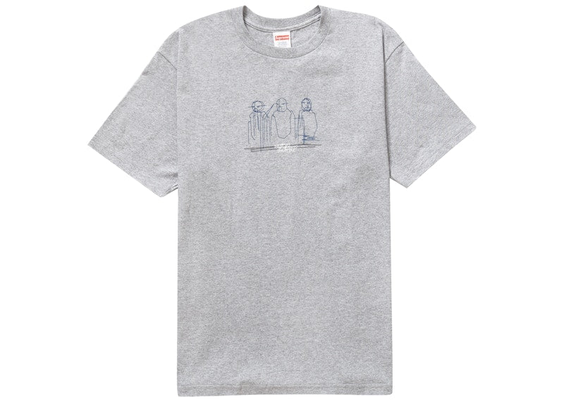 Supreme Three Kings Tee Heather Grey