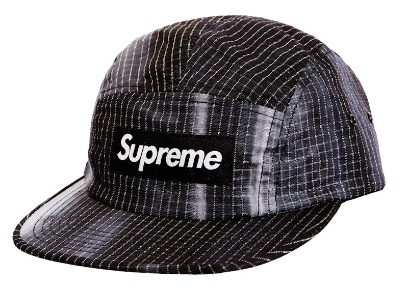 Supreme Tie Dye Ripstop Camp Cap Black