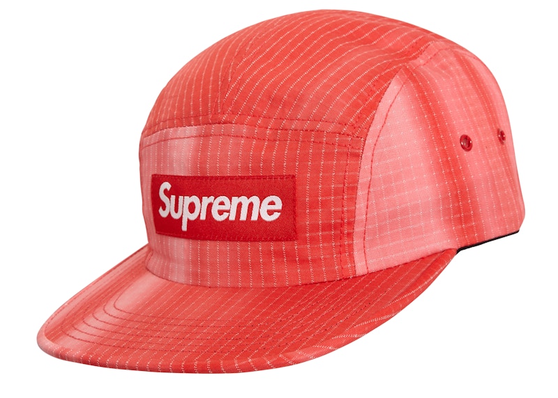 Supreme Tie Dye Ripstop Camp Cap Red