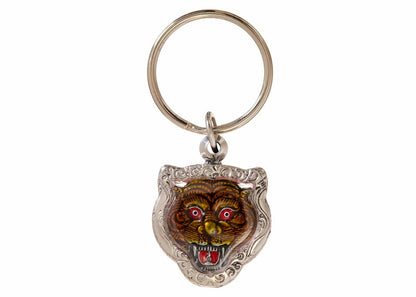 Supreme Tiger Keychain Silver