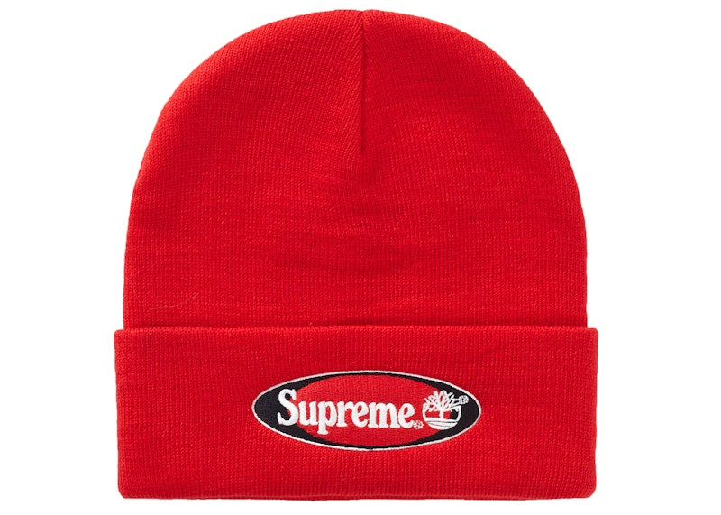 Supreme Timberland Beanie Red