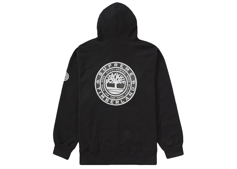Supreme Timberland Hooded Sweatshirt Black