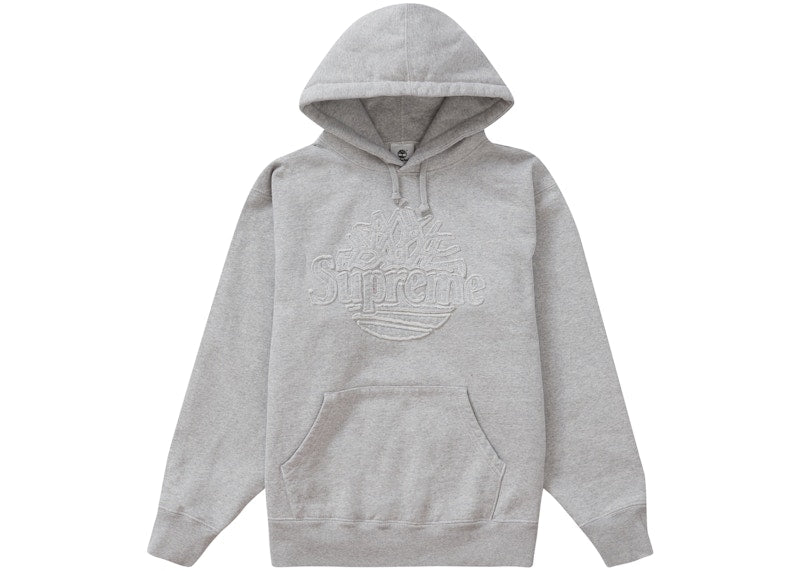 Supreme Timberland Hooded Sweatshirt (SS23) Heather Grey