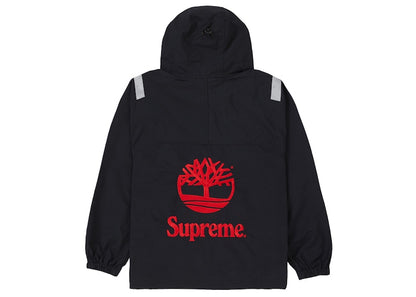 Supreme Timberland Reflective Taping Anorak Black