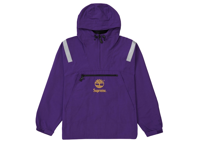 Supreme Timberland Reflective Taping Anorak Purple