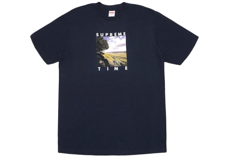 Supreme Supreme Time Tee Navy