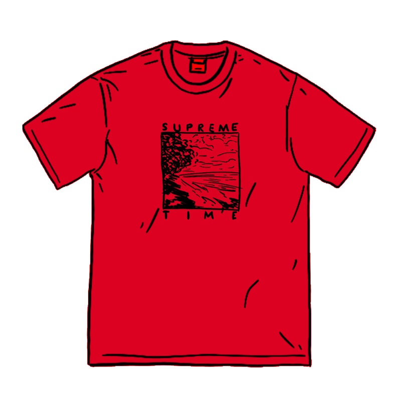 Supreme Supreme Time Tee Red