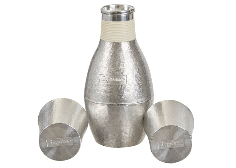 Supreme Tin Sake Set Silver
