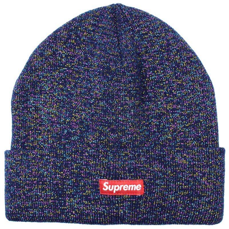 Supreme Tinsel Beanie Navy