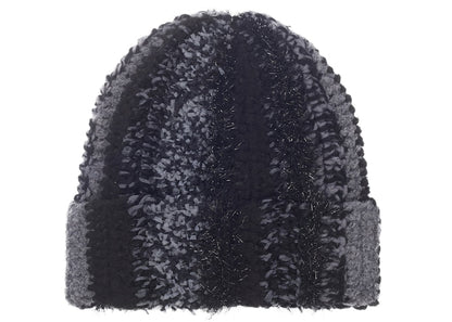 Supreme Tinsel Stripe Beanie Black