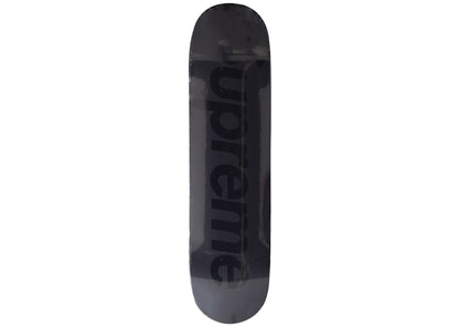 Supreme Tonal Box Logo Skateboard Deck Black