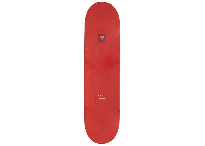 Supreme Tonal Box Logo Skateboard Deck Red