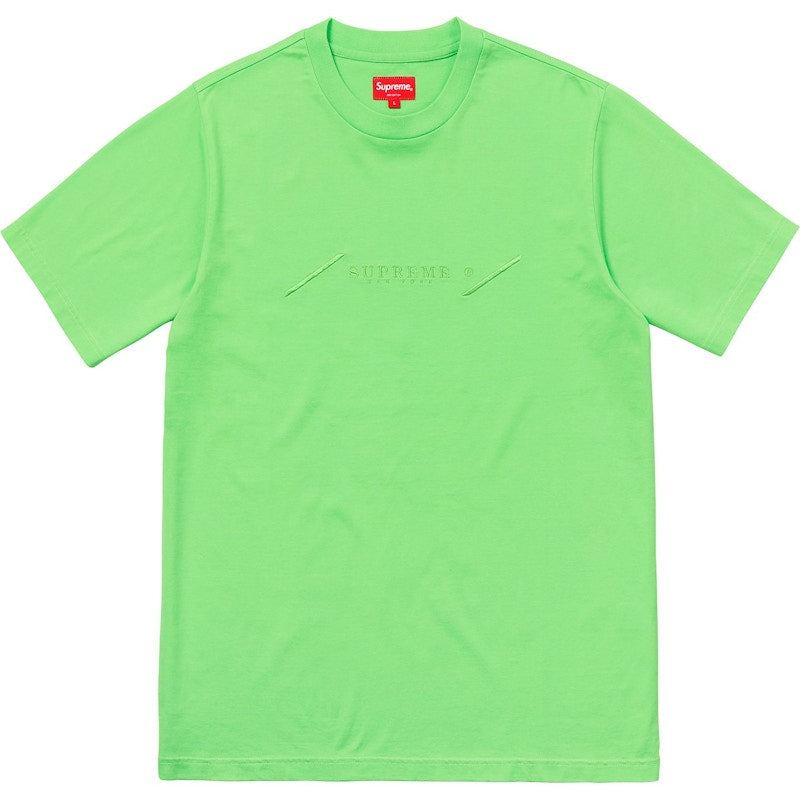 Supreme Tonal Embroidery Top Bright Green