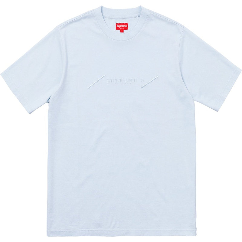 Supreme Tonal Embroidery Top Light Blue
