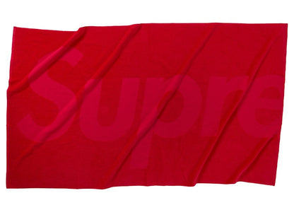 Supreme Tonal Logo Towel (SS24) Red
