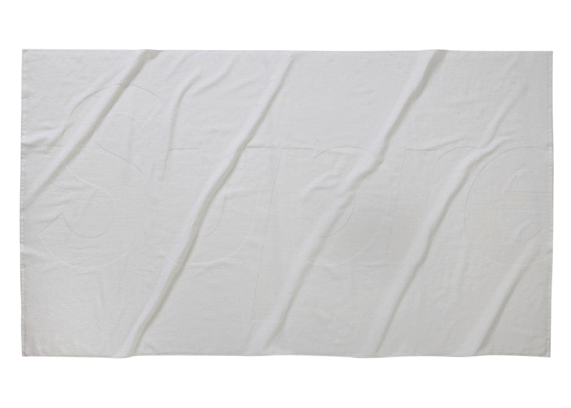 Supreme Tonal Logo Towel (SS24) White