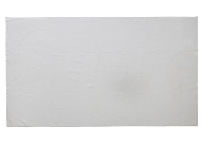 Supreme Tonal Logo Towel (SS24) White