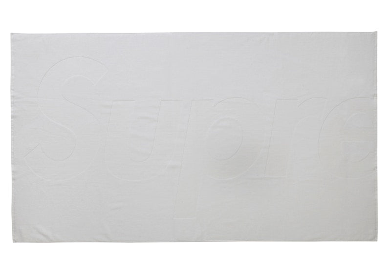 Supreme Tonal Logo Towel (SS24) White