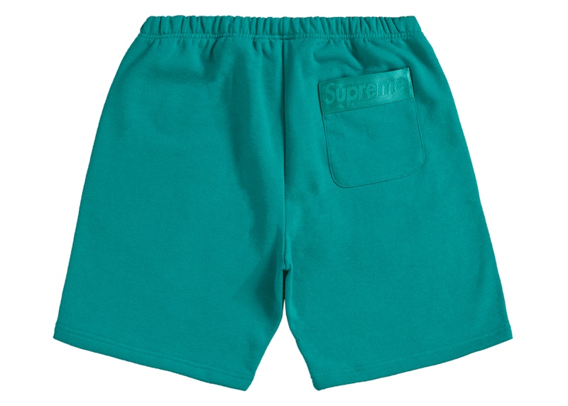 Supreme Tonal Webbing Sweatshort Dark Aqua