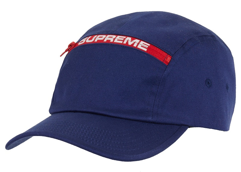 Supreme Top Zip Camp Cap Navy