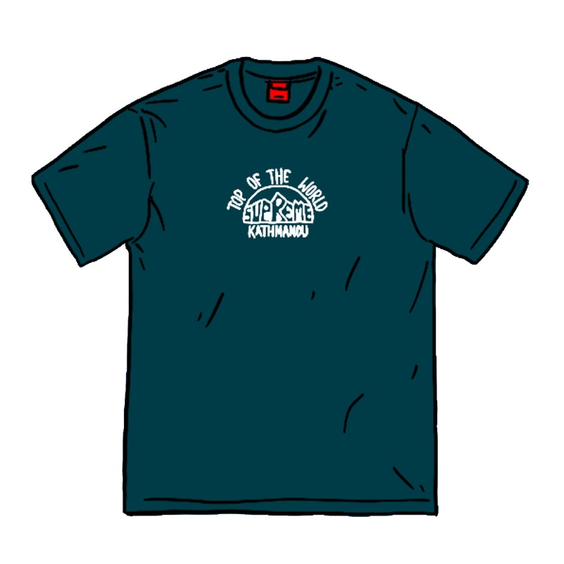 Supreme Top of the World S/S Top Dark Teal