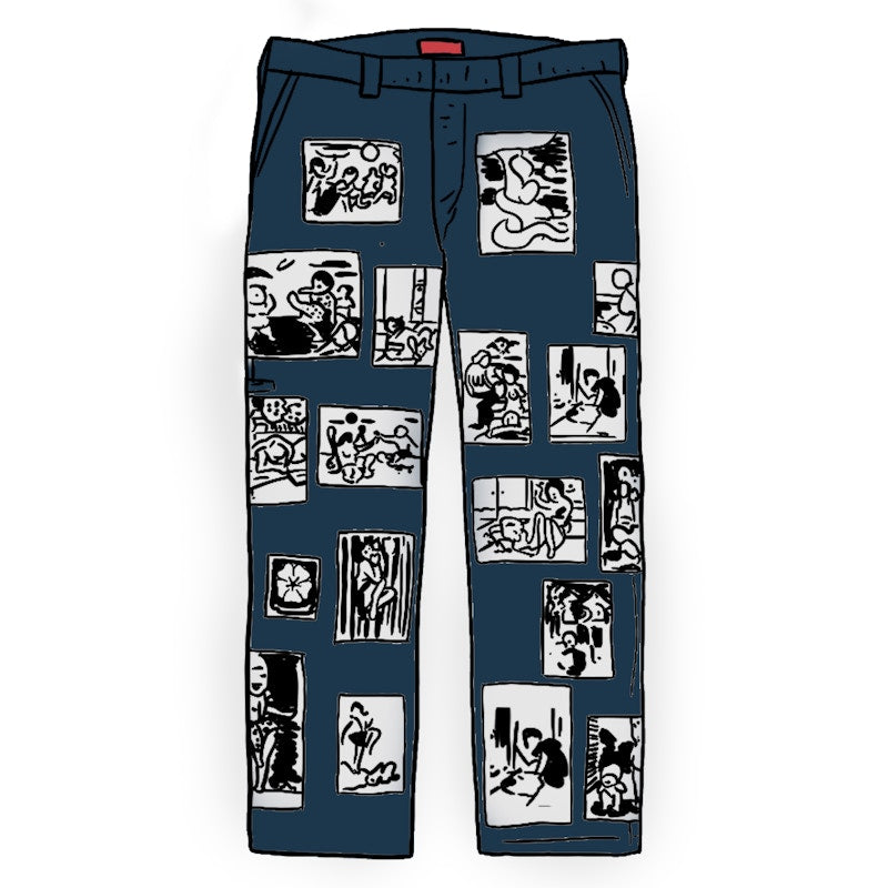 Supreme Toshio Saeki Work Pant Navy