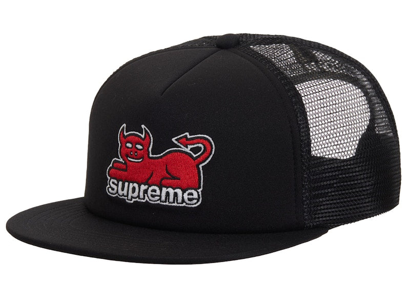 Supreme Toy Machine Mesh Back 5-Panel Black