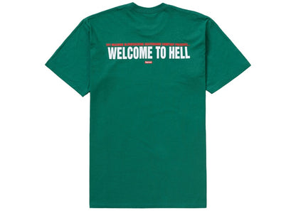 Supreme Toy Machine Welcome To Hell Tee Light Pine