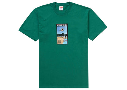 Supreme Toy Machine Welcome To Hell Tee Light Pine