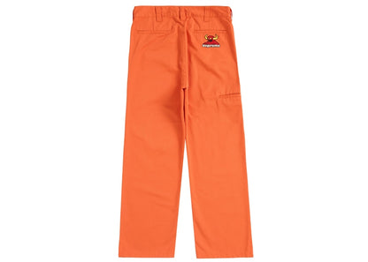 Supreme Toy Machine Work Pant Bright Orange
