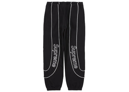 Supreme Track Paneled Sweatpant Black