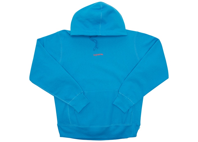 Supreme Trademark Hooded Sweatshirt Bright Royal