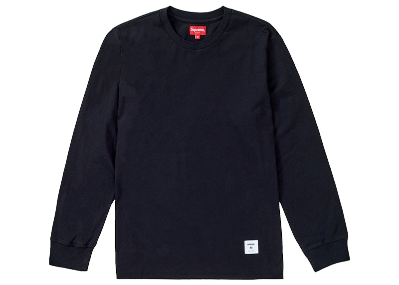 Supreme Trademark L/S Top Black