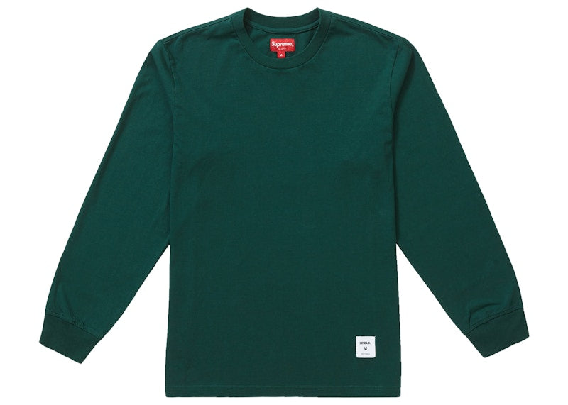 Supreme Trademark L/S Top Dark Green