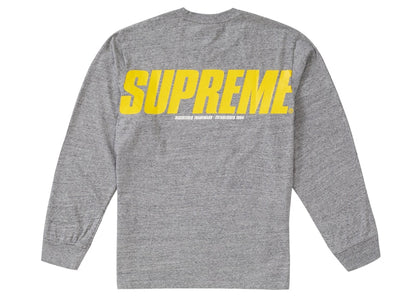 Supreme Trademark L/S Top Heather Grey