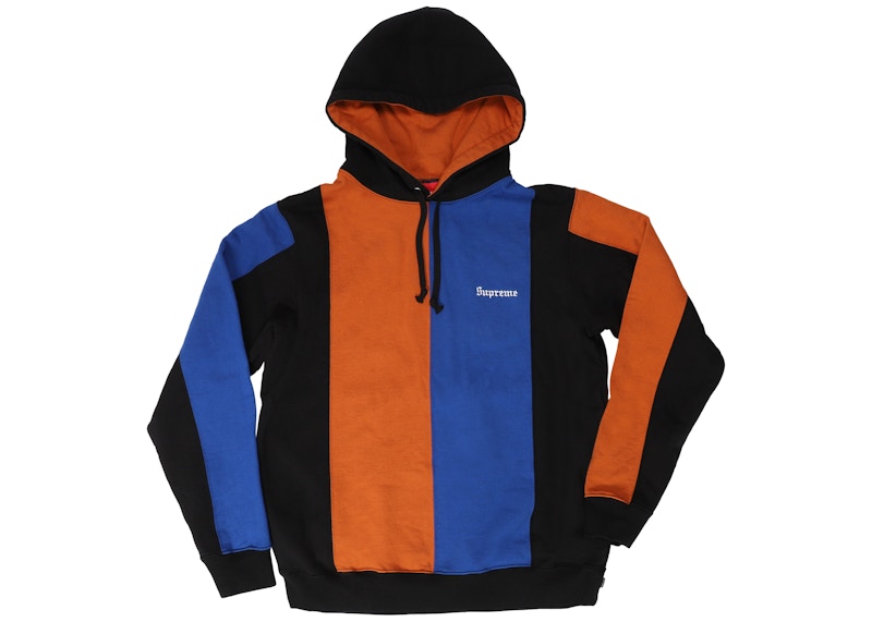 Supreme Tricolor Hooded Sweatshirt Black