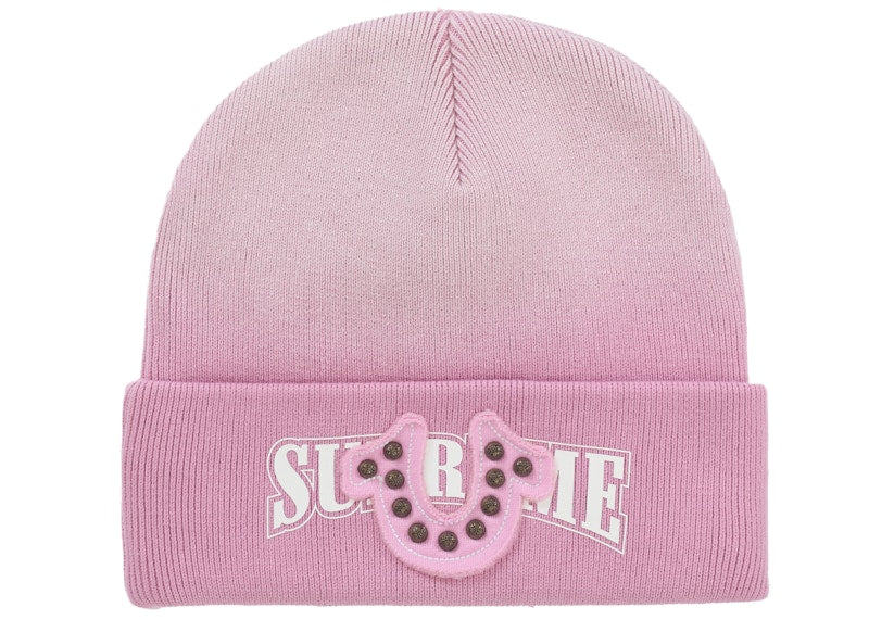 Supreme True Religion Beanie (FW25) Pink
