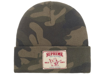 Supreme True Religion Beanie (FW25) Olive Camo