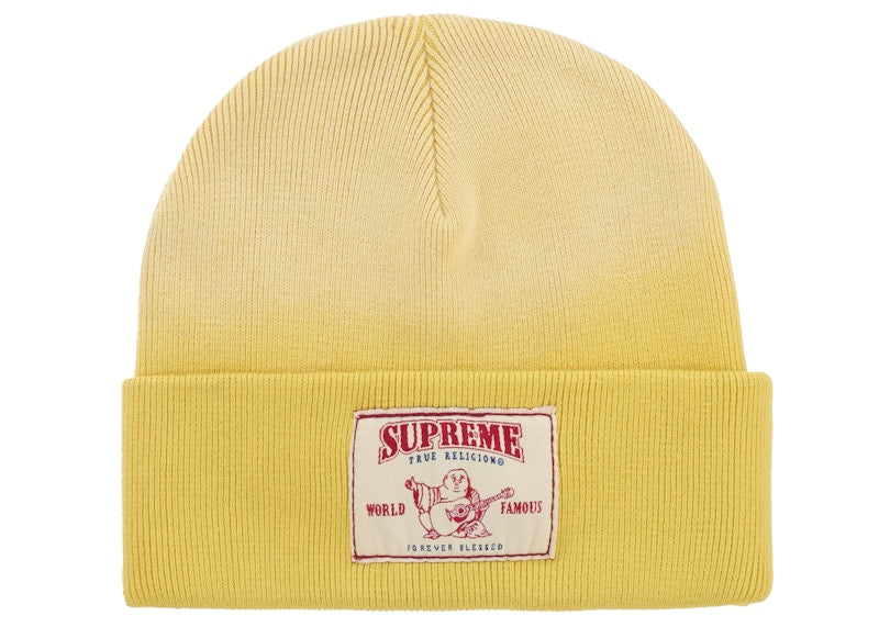 Supreme True Religion Beanie (FW25) Yellow
