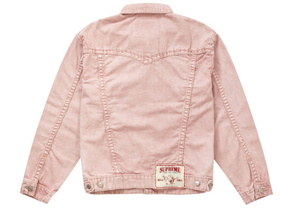 Supreme True Religion Denim Trucker Jacket Pink