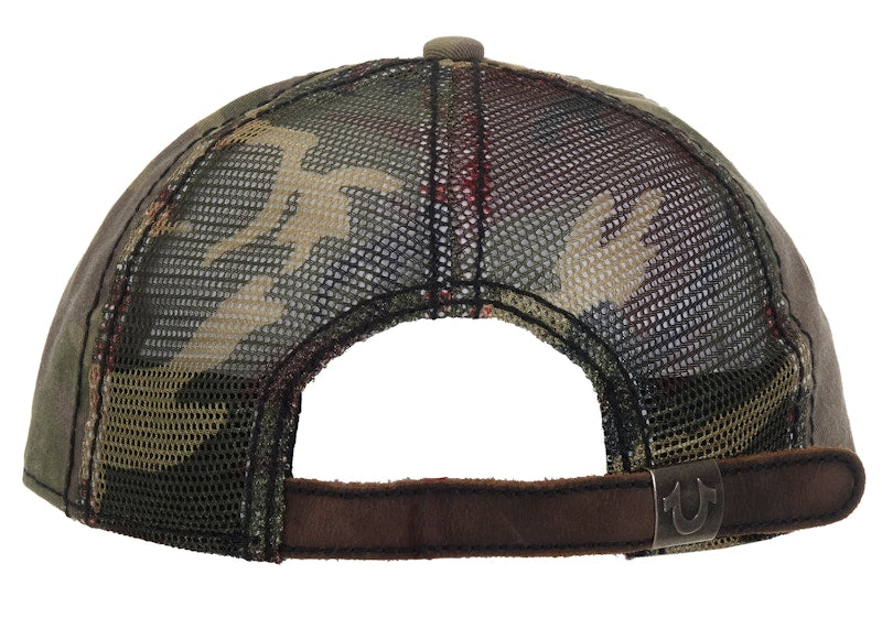 Supreme True Religion Mesh Back 6-Panel Olive Camo
