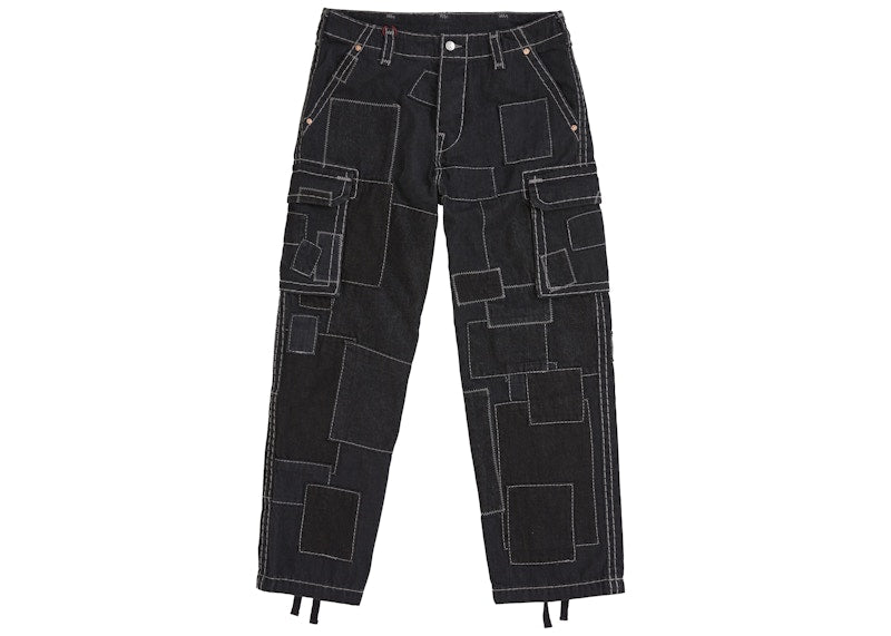 Supreme True Religion Patchwork Cargo Pant Black