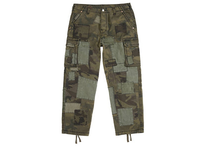 Supreme True Religion Patchwork Cargo Pant Olive Camo