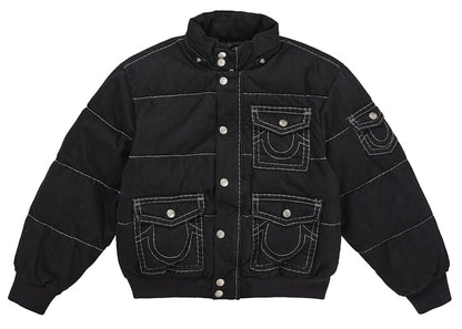 Supreme True Religion Puffer Jacket Black