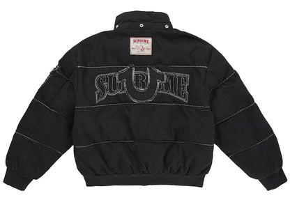 Supreme True Religion Puffer Jacket Black