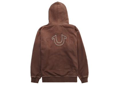 Supreme True Religion Zip Up Hooded Sweatshirt (FW22) Brown
